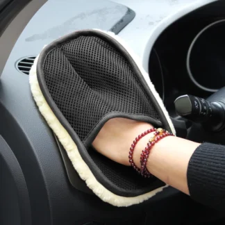 Soft Wool Car Wash Glove – Scratch-Free Cleaning for Car