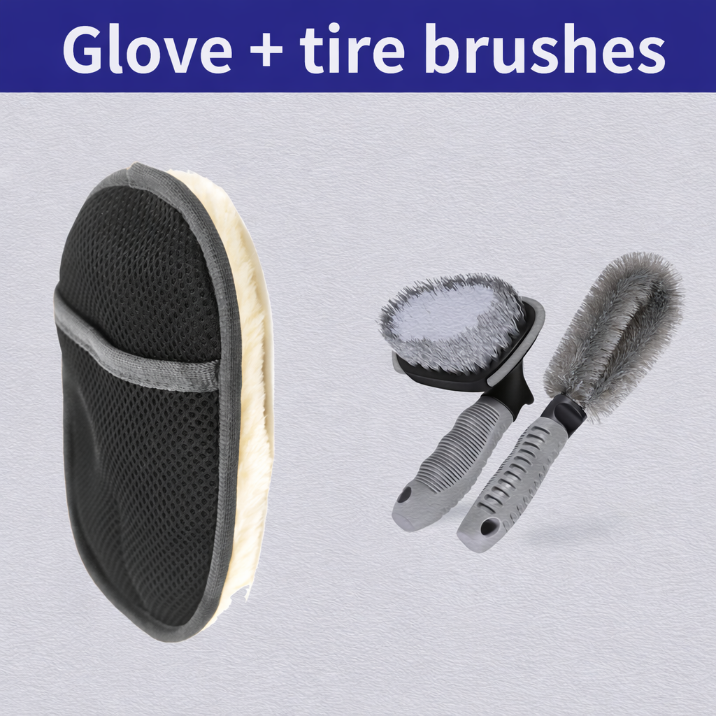 Soft Wool Car Wash Glove – Scratch-Free Cleaning for Car - Imagen 8